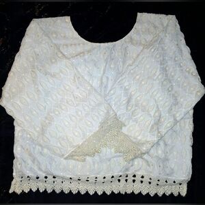 ✨️Traditional 🪡 WHITE & CREAM AFRICAN 2 Piece Set🔥